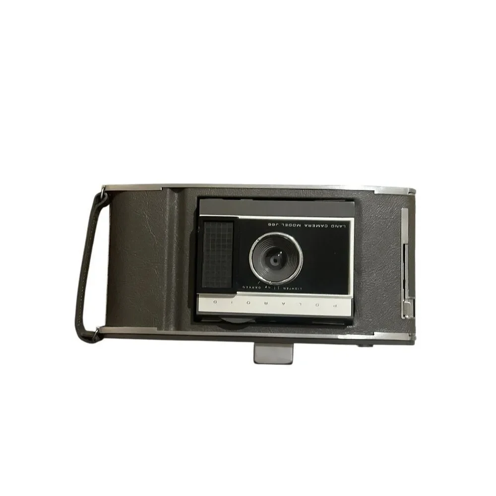Vintage Polaroid J66 Electric Eye Land Camera With Leather Case 1960